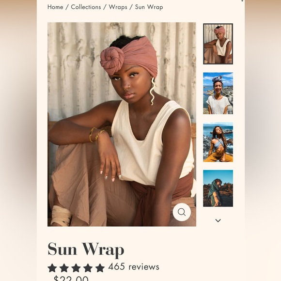 Cottonflower Clothing yoga Sun Wrap - SET OF 4 - Picture 13 of 13